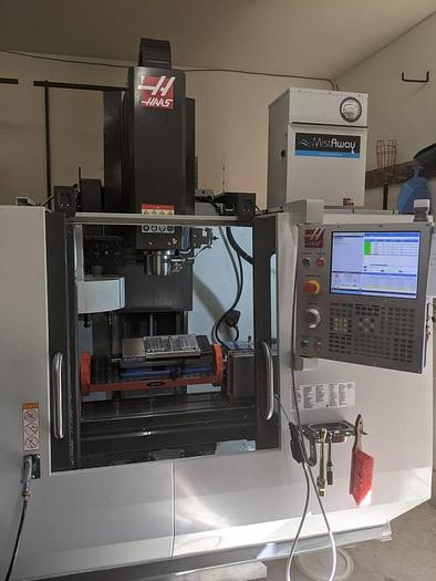 Used 2020 HAAS TM-1P 4-Axis Vertical Machining Center with HRT160SP Rotary Table