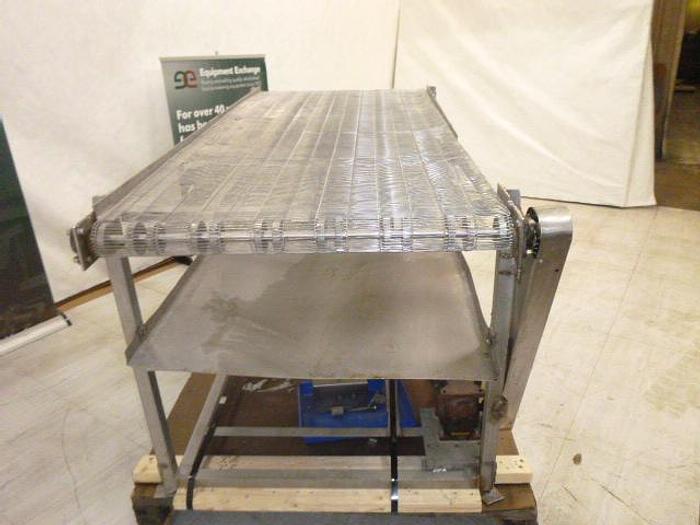 Used Conveyor, Wirebelt, 34"W x 6'6"L