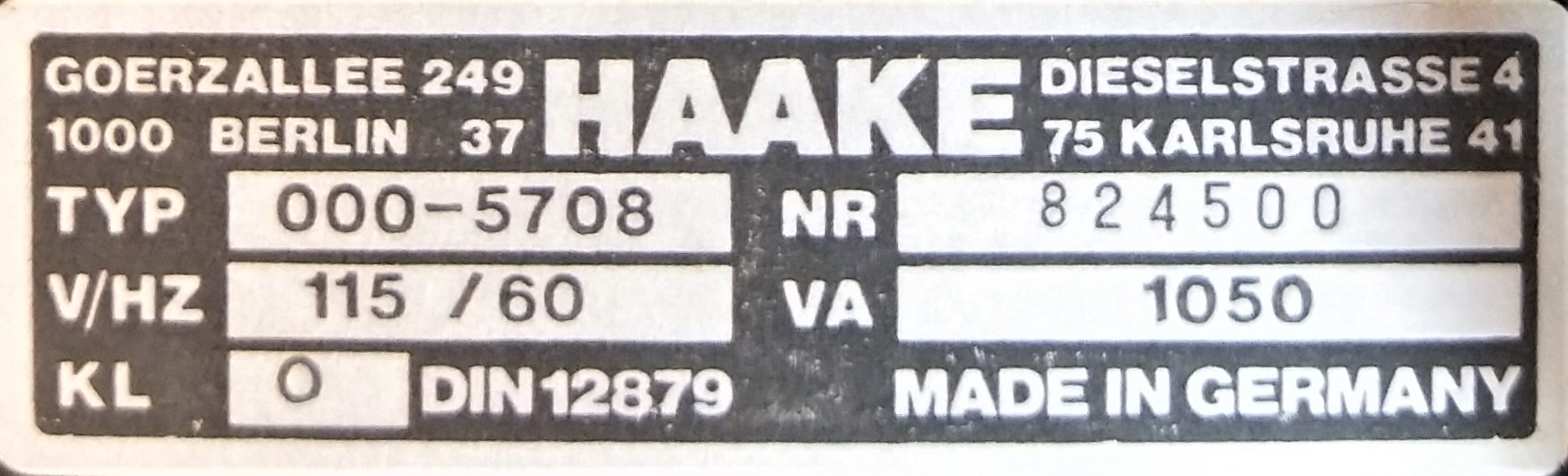 Used Haake E1 Bath Circulator