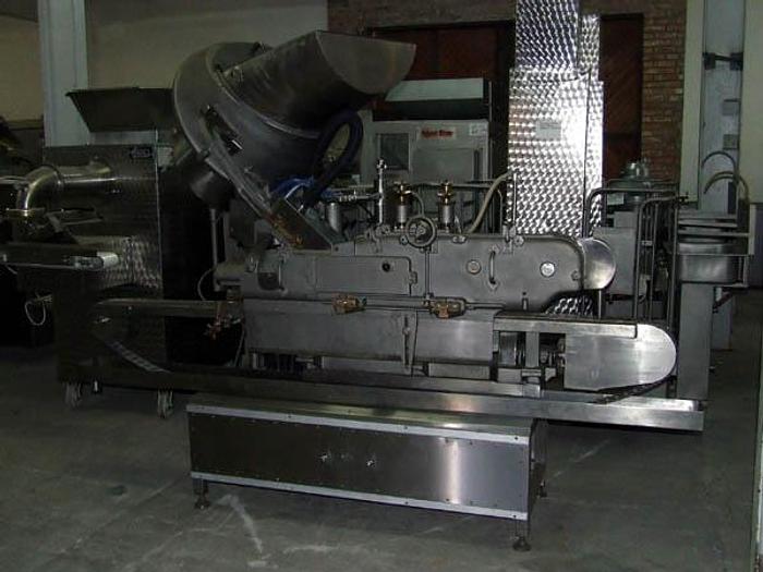 Used Zamykarka parowa do słoików TWIST - OFF z orientatorem i podajnikiem wieczek