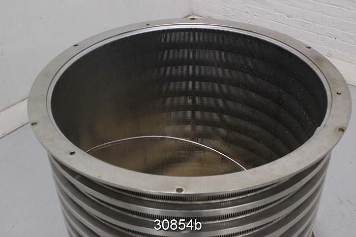 Used Kadant-Black Clawson P30 Pressure Screen Basket #30854
