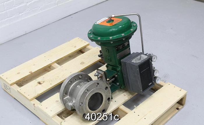 Used Fisher 4" Vee Ball Control Valve, V150 #40251