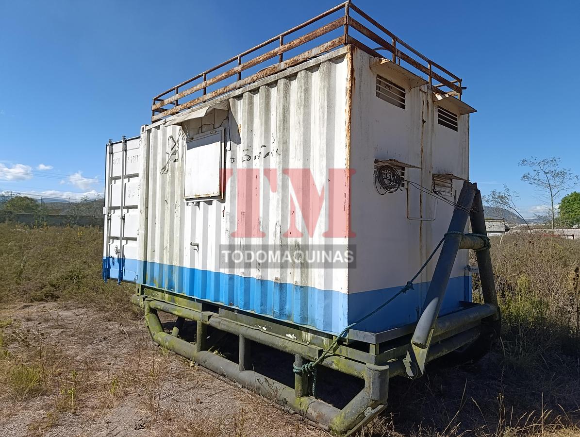 Usado CM-001 | CONTENEDOR INDUSTRIAL 16 PIES SOBRE SKID