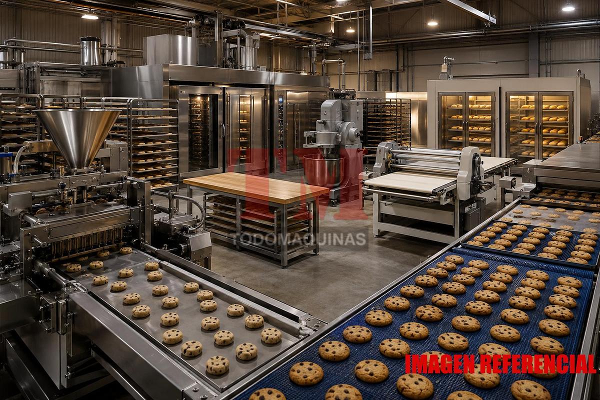 Usado PLANTA COMPLETA DE PANADERÍA Y GALLETERÍA INDUSTRIAL – LISTA PARA PRODUCIR