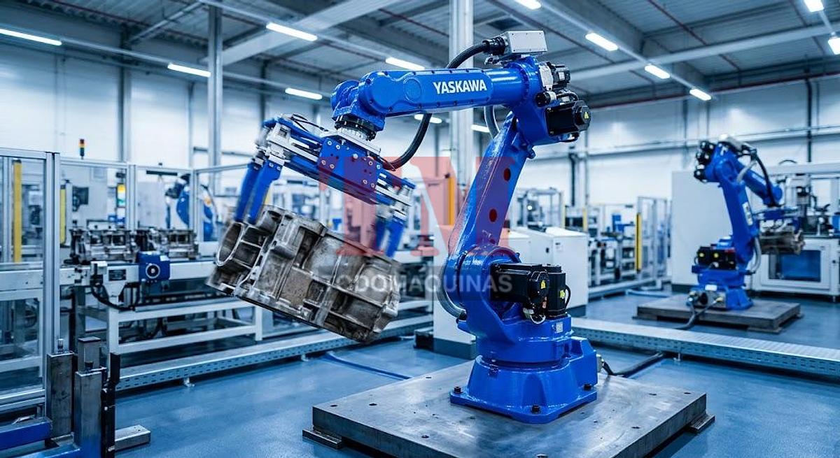Usado ROBOT INDUSTRIAL YASKAWA MH180 – 180 KG DE CAPACIDAD