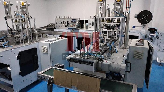 Usado Equipo integrado para la producción de mascarillas