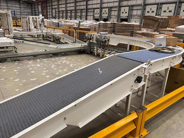 Used 2016 LINKX Complete carton / box forming, packing, sealing / gluing system