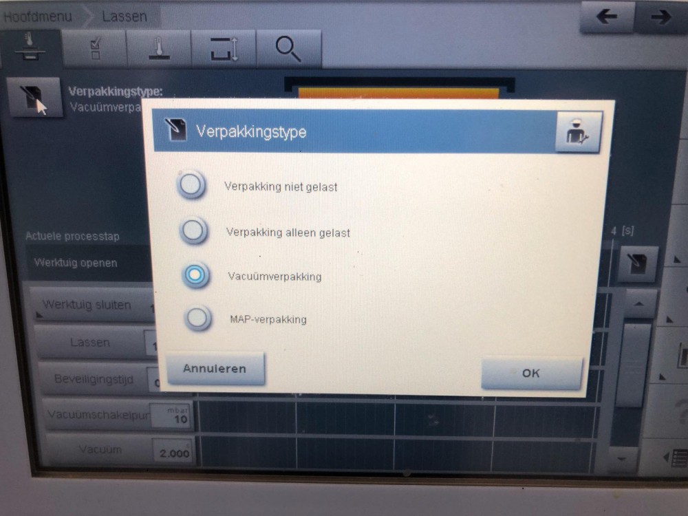 Used Multivac R126 thermoformer