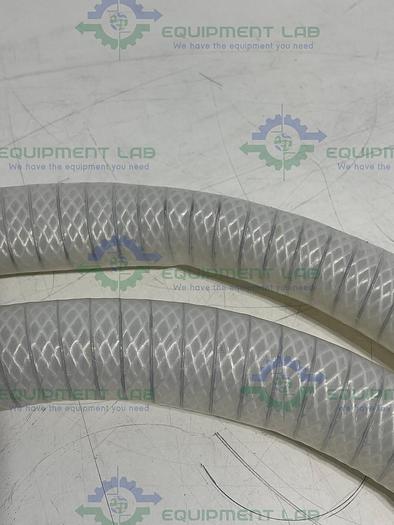 Used Sani-Tech  STHT-WR-1000 120" Silicone Hose w/ 1 1/2 Sanitary Fitting