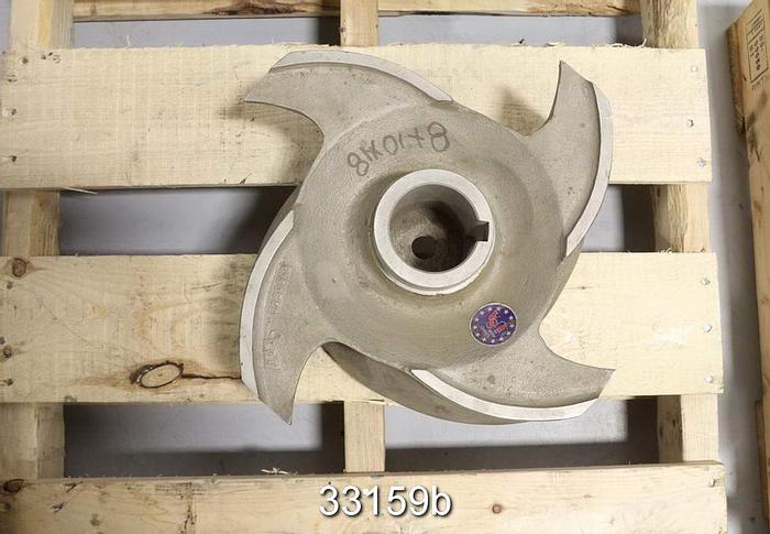 Used Goulds 3175 15.25" Diameter, 4 Vane Impeller #33159