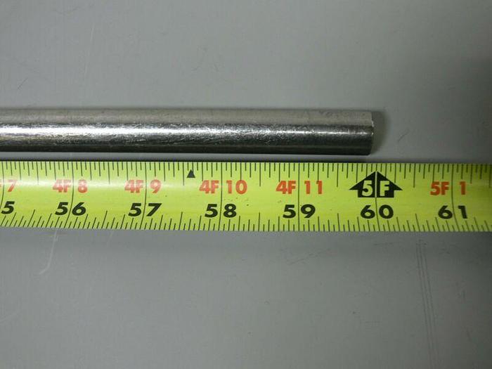 Used Stainless Steel Mixing Rod / Impeller Shaft, 60" L x 5/8" D