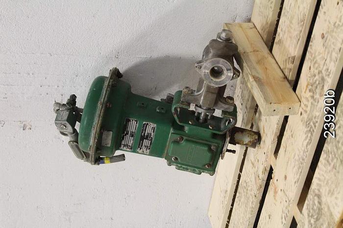 Used Fisher V200 Control Valve 1 1/2", Stainless Steel Body, Stainless Steel Shaft, Ball/Disc Stainless Steel Cp, Seat Co Alloy, Type 1051 Actuator, Pdto, Size 33, No Positioner, Class 150-600 #23920