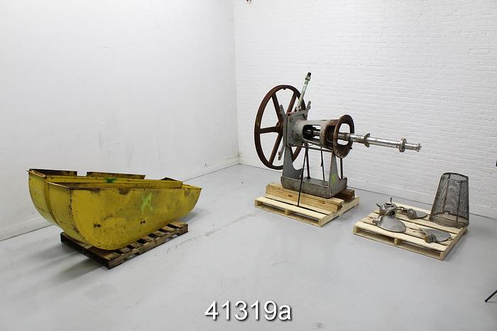 Used Beloit Jones Side Mount Agitator, 3-Vane, 26" Propeller #41319