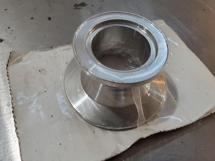 KRC4050S Reducer, Conical, NW40 to NW50, Stainless Steel