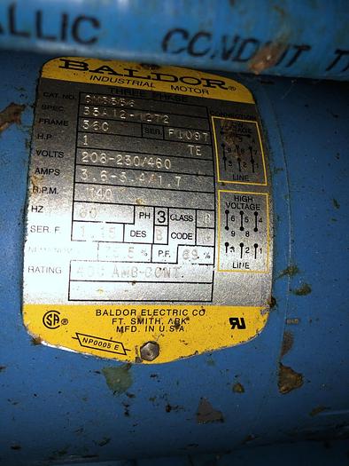 Used FILTERDYNE 858-300-875 JA97 HYDRAULIC OIL FILTRATION SYSTEM