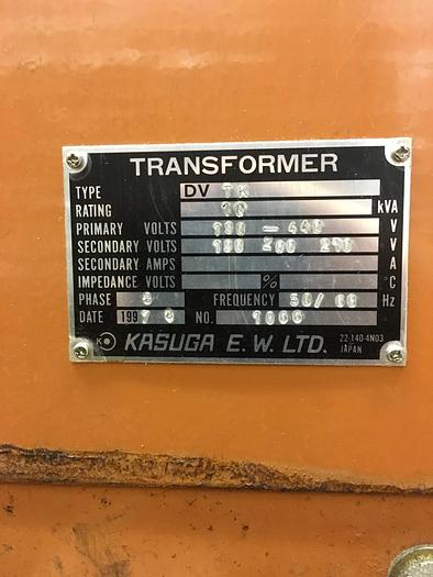 Used 18 Kva Multi-tap Kasuga E.W. Transformer, 1066