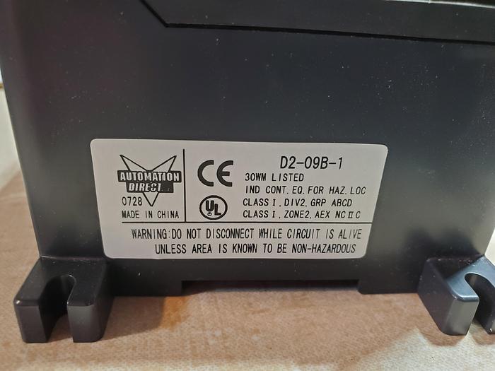 Used Koyo D2-09B-1 Direct Logic 205 9-Slot Base D2-09B-1 (BRC2)