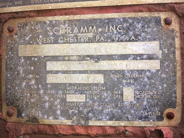 Used 0 Schramm T64HB Drill Rig