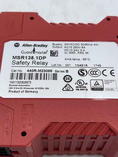 Used Allen-Bradley 440R-M23088 Ser B