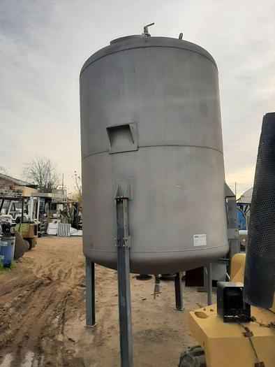 Used Tank, 2,300 Gallon, 304 S/st, 20 PSI, DT/DB, Morfab #S744375