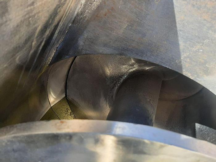 Used Extruder, 4-1/2" Dia, Bonnot, 304 S/st, 7.5 HP, #S741087