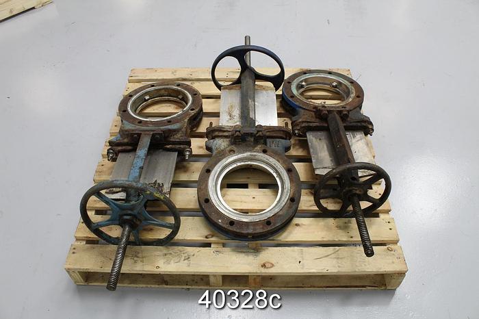 Used 8" Hand Operated Knife Gate Valve #40328