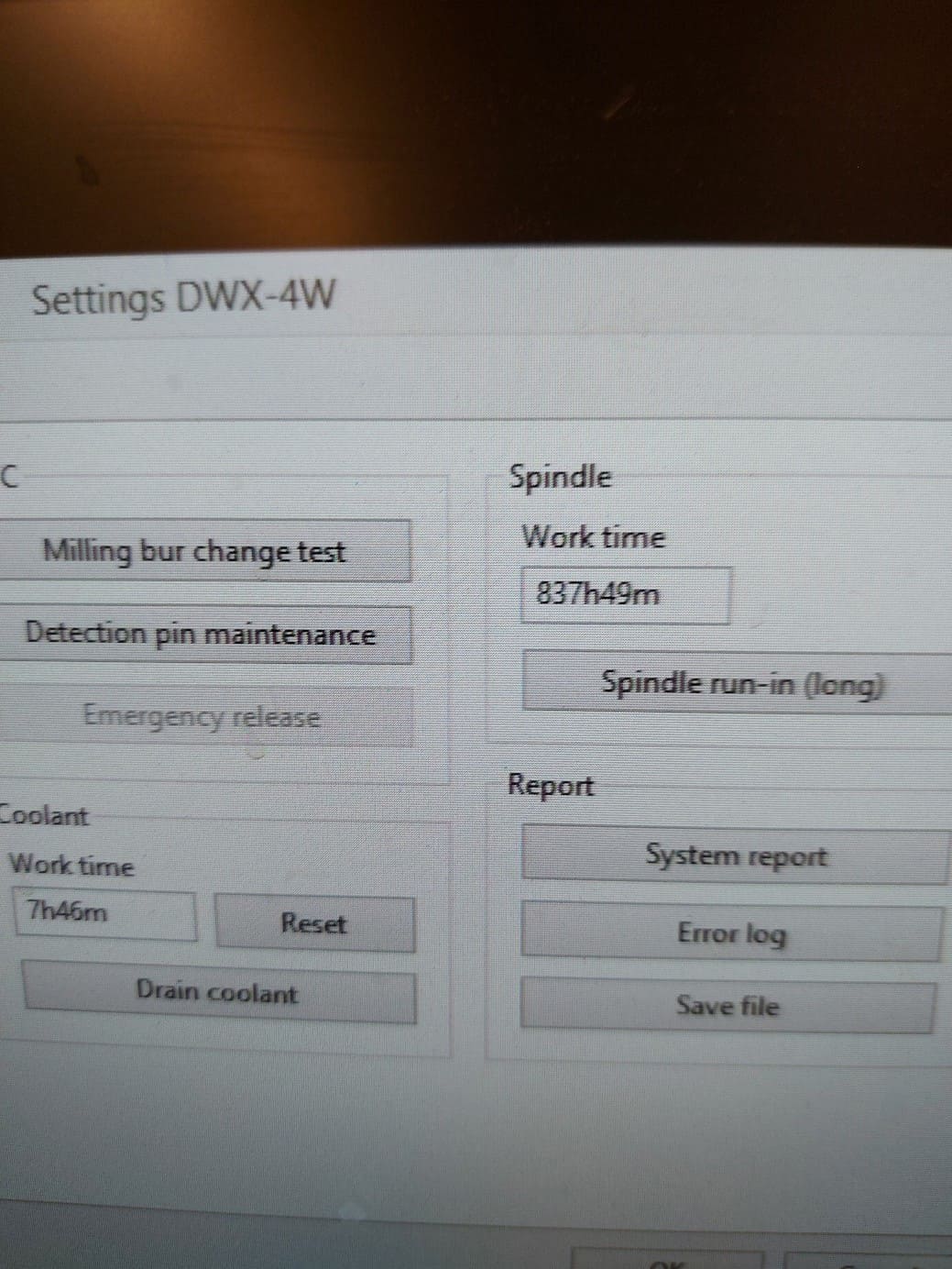 Used Roland DWX 4W - 3D printer - 2016