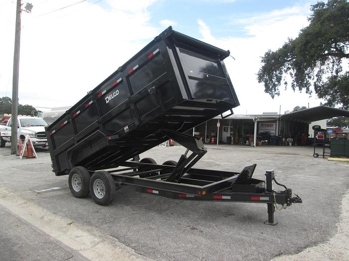 Used 2021 Delco 16' Tandem Axle Dump Trailer