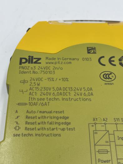 Used Pilz PNOZ s3 24VDC 2n/o