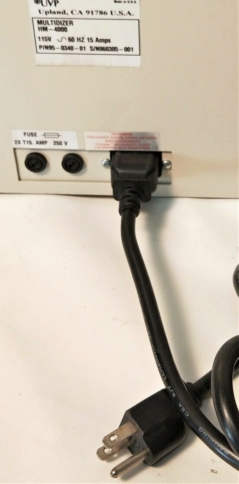 Used UVP Multidizer HM-4000 Hybridization Oven with Roller Assembly