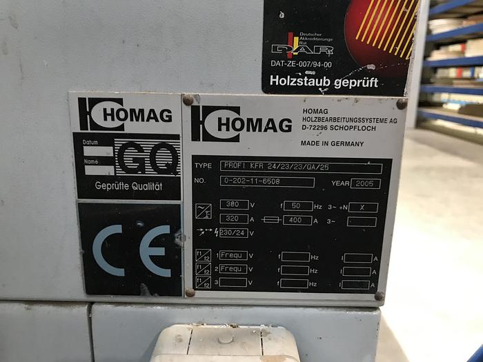 Used 2005 Homag KFR 24/23/23/QA/25