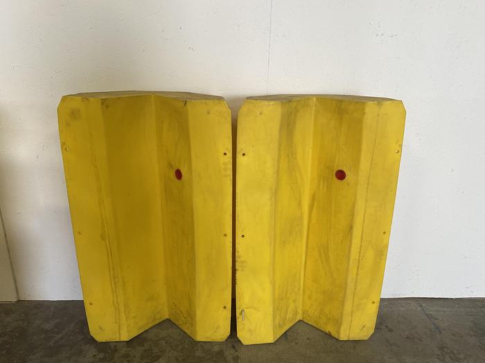 Used Poly Structural Industrial Column Protector 8 1/2" x 8 1/2" Square Opening 42" H