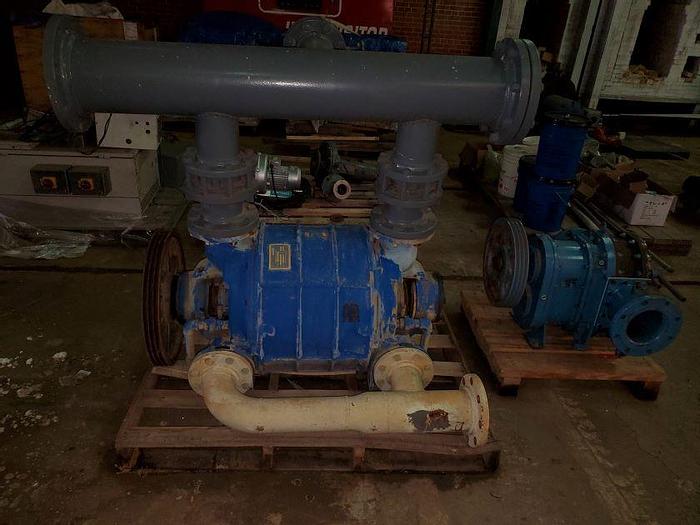 Used (2) 8′ X 10′ ENVIREX ROTARY VACUUM DRUM FILTERS (2) #9480