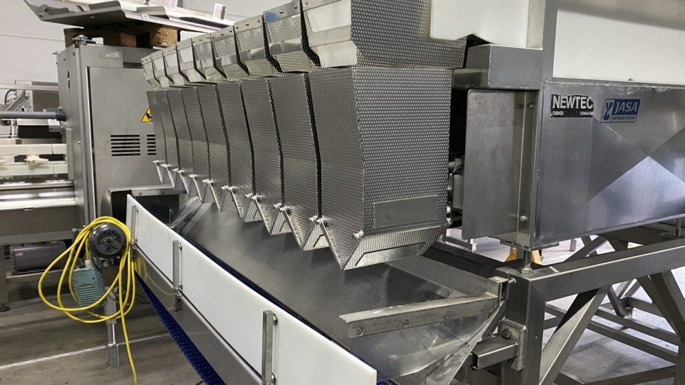 Used Newtec weighing line