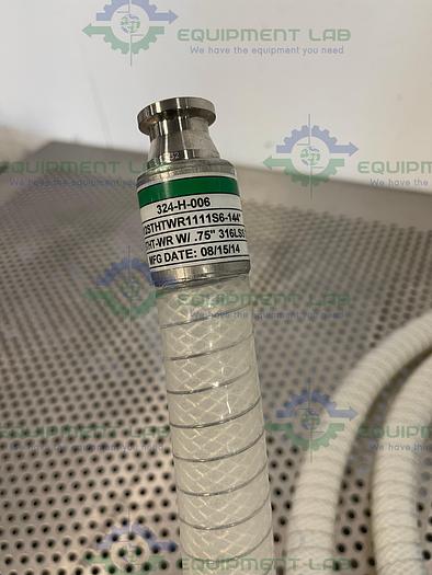 Used Sani Tech  STHT-WR-0750 144" Silicone Hose w/ 3/4" Sanitary Fitting