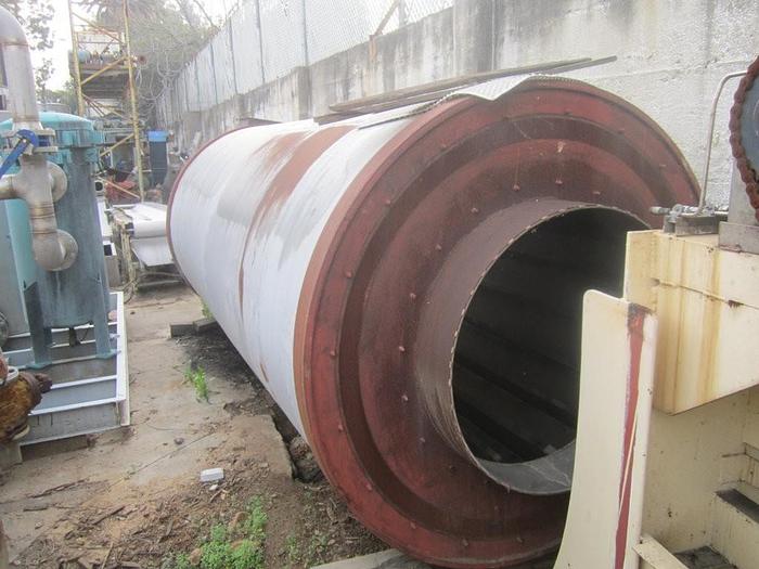 Used Dryer, Rotary, 5' x 11'8, S/st, 3 HP, #S739482