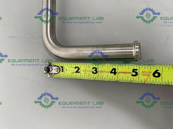 Used Leser  4854.7748 Stainless Steel Valve w/ Piping & 1 1/2" & 3/4" Sanitary Fitting