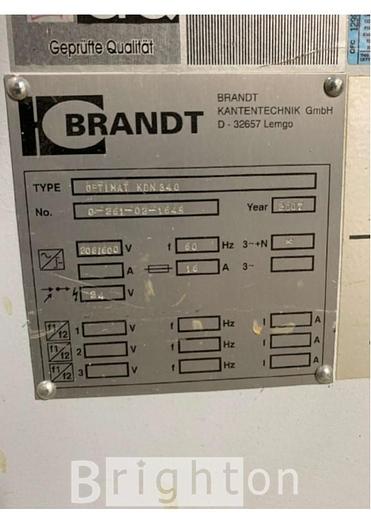 Used 2007 Brandt KDN 340 Edgebander