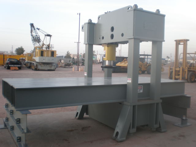 Used 200 Ton Atlas-Parker Hydraulic Straightening Press