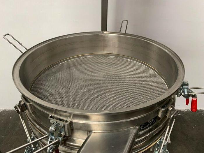 Used Kason K30-2-SS 30” Vibrating Screen Separator with Hopper & Valve 230/460V 3PH