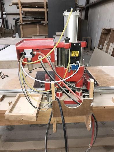Used GANNER RED-BARRON 204 HINGE-SEAT BORING MACHINE