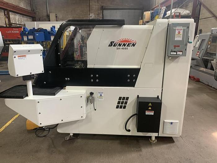 Used 2016 SUNNEN SH-4000 POWER STROKED HORIZONTAL HONING MACHINE