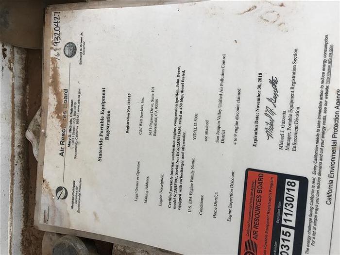 Used 2007 Schramm TXD200 Drill Rig - Sold