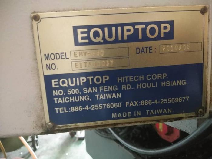 Used 2010 EQUIPTOP EMV 860 CNC MILLING MACHINE CENTER