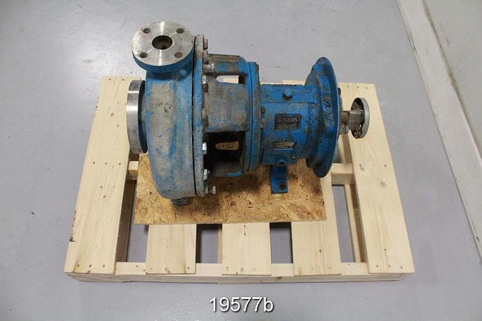 Used Goulds 3196 Goulds 3196, 1.5X3X13, Stainless Steel Casing, 6-Vane Impeller #19577