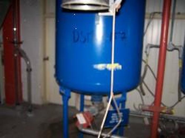 Used Pfaudler 300 gallon vertical glass lined vacuum receiver