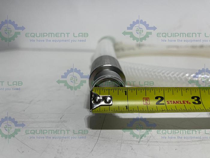 Used Saint Gobain 23035763 Pure Fit 97" Hose w/ 1" to 2" Sanitary Fitting 90 PSI