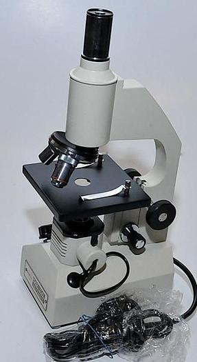 Used Student Microscope with Illumination / Halogen Lamp, PRM-11