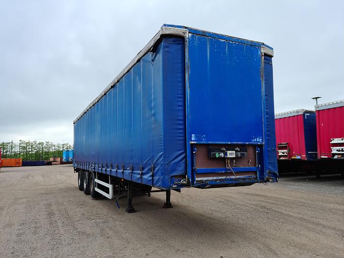 Used 2000 Pacton TFD 342 / CURTAINSIDE / SOLID ROOF / BPW DRUM / 2X STEERING AXLE / 1X LIFTING AXLE / AIR SUSPENSION / 425-65R22.5