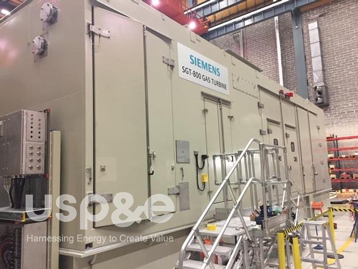 56 MW New Siemens SGT 800 Gas Turbine